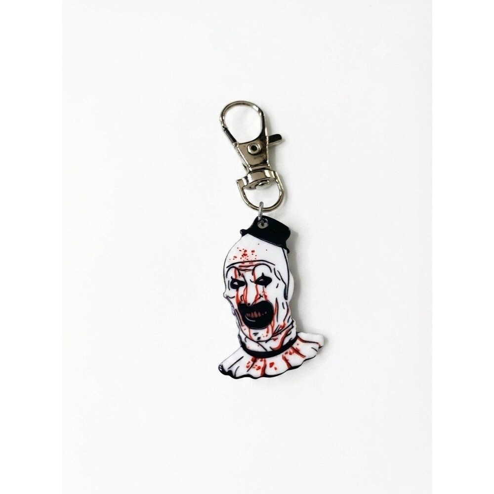 Terrifier Horror Movie Art the Clown Keyring Keychain Halloween Novelty Gift